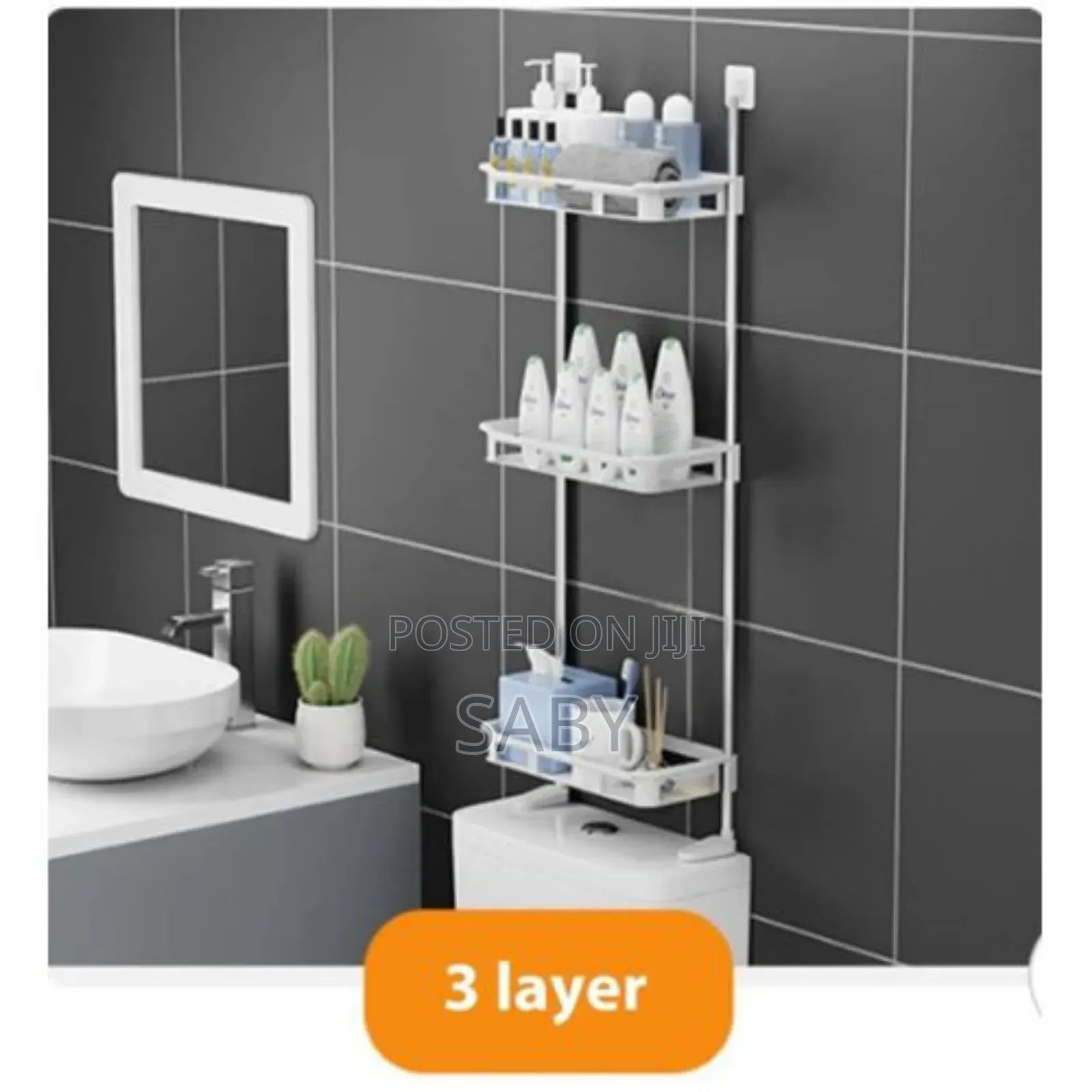 3 Tier Shelf Above the Toilet Tank,Toilet Rack