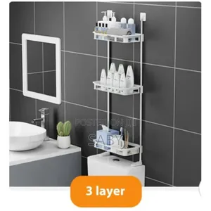 3 Tier Shelf Above the Toilet Tank,Toilet Rack