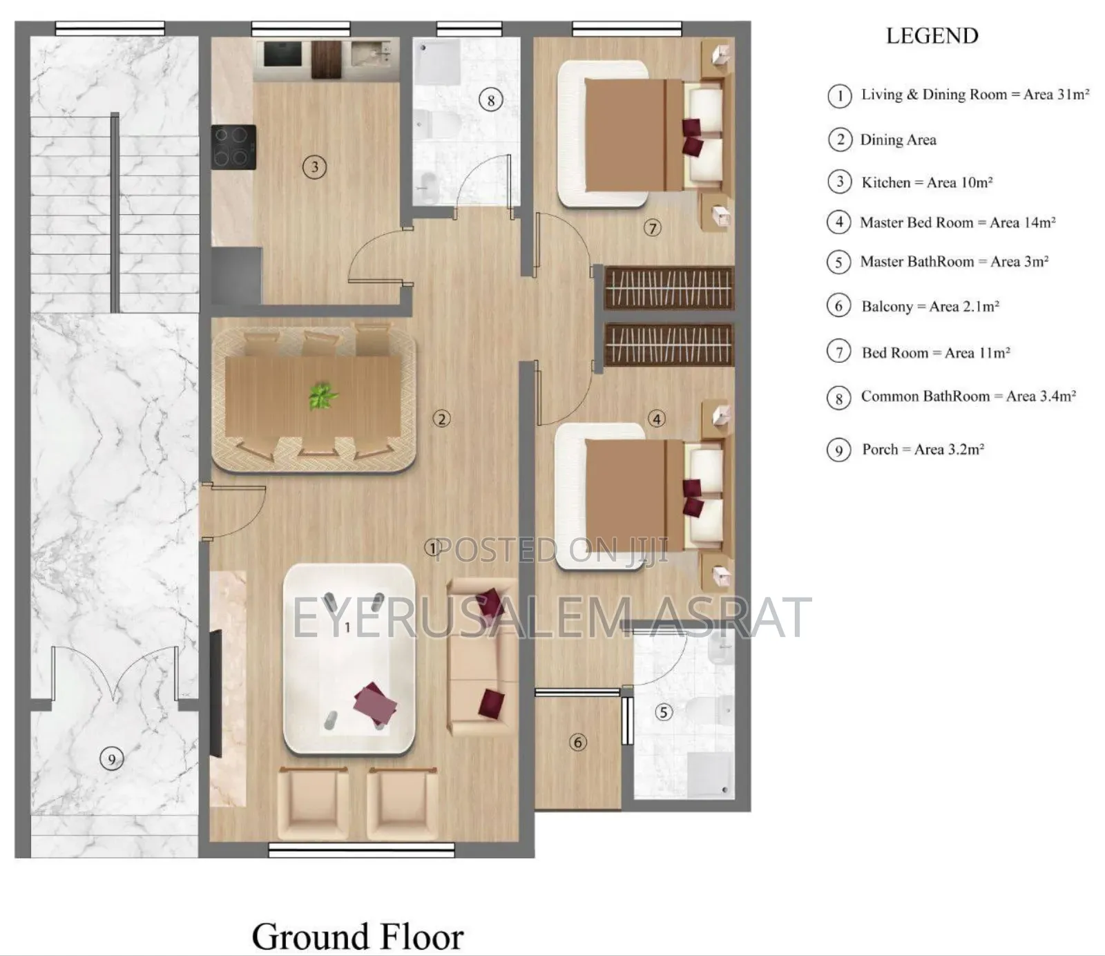 2bdrm Apartment in Metro Real Estate, Bole for sale