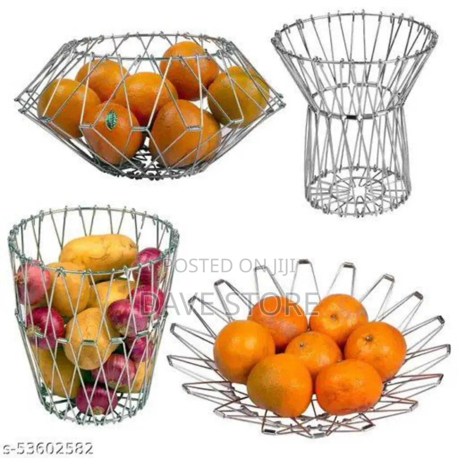 Multipurpose Folding Fruit and Vegetables Basket