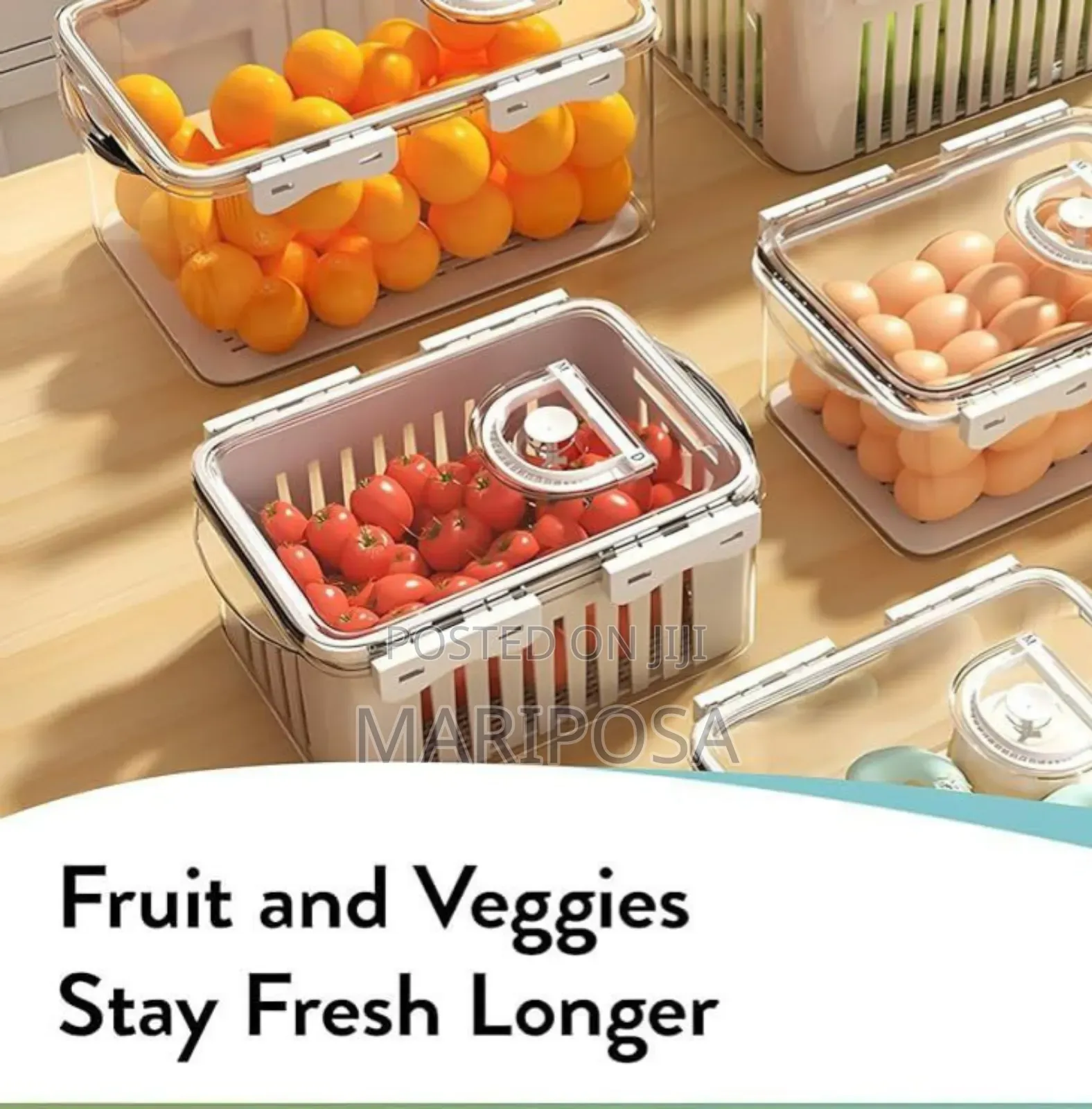 4 Set Refrigerator Storage Box