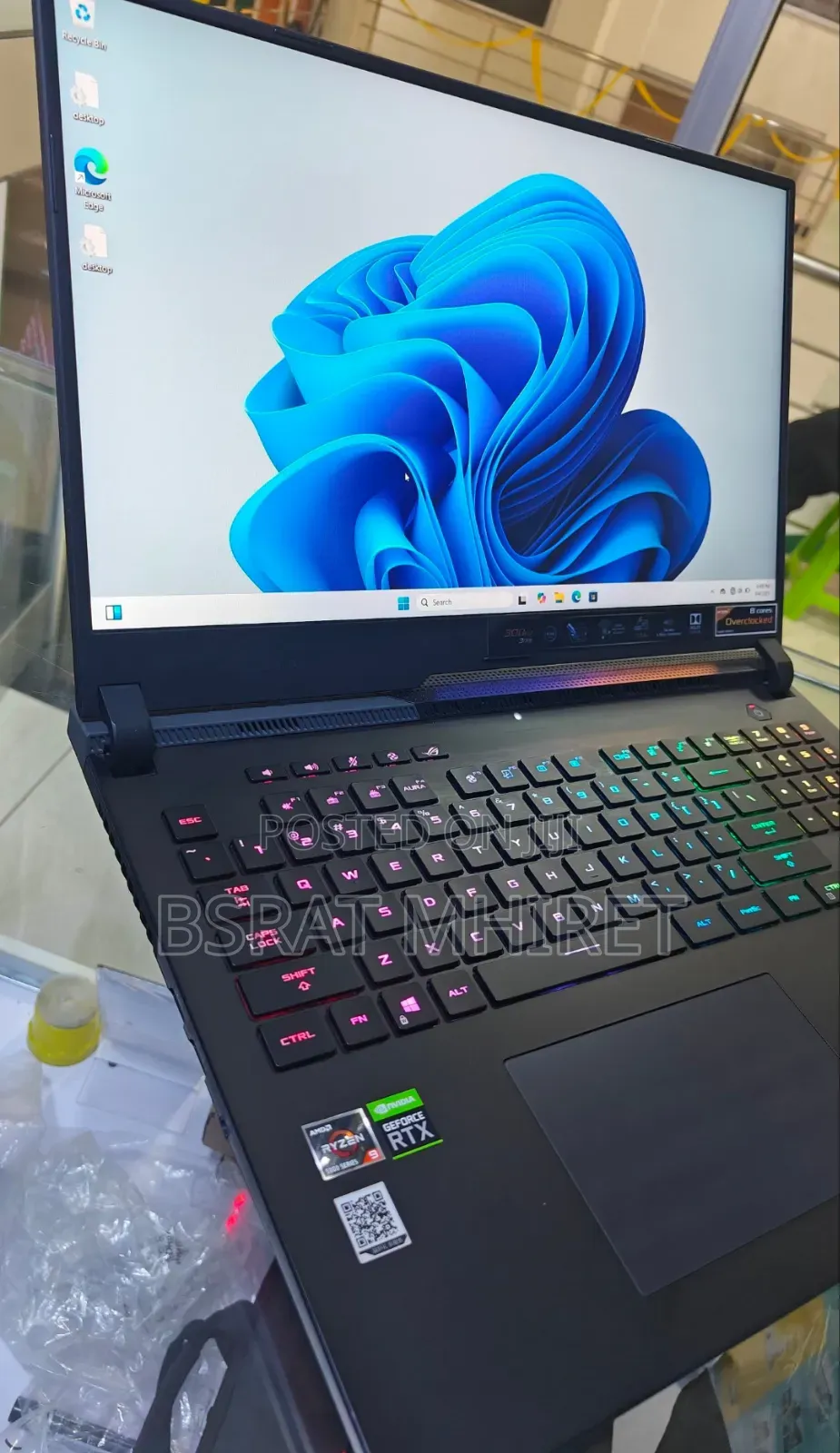 New Laptop Asus ROG Strix G15 32GB AMD Ryzen 9 SSD 1T