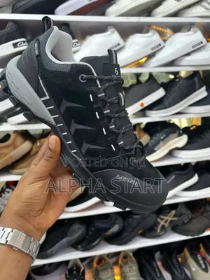 Photo - Gorone Mens Hiking Black Water Proof Master Quality Shoes