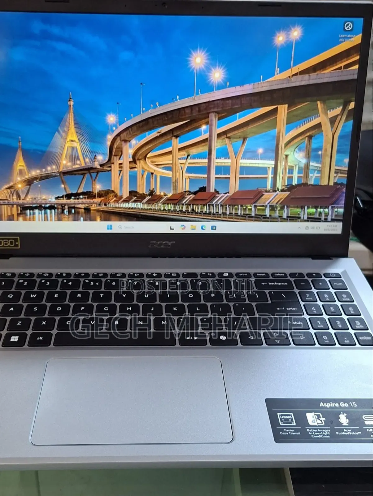 New Laptop Acer Aspire 1500 8GB Intel Core I3 SSD 128GB