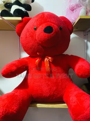 Medium Seat Red Teddy Bear