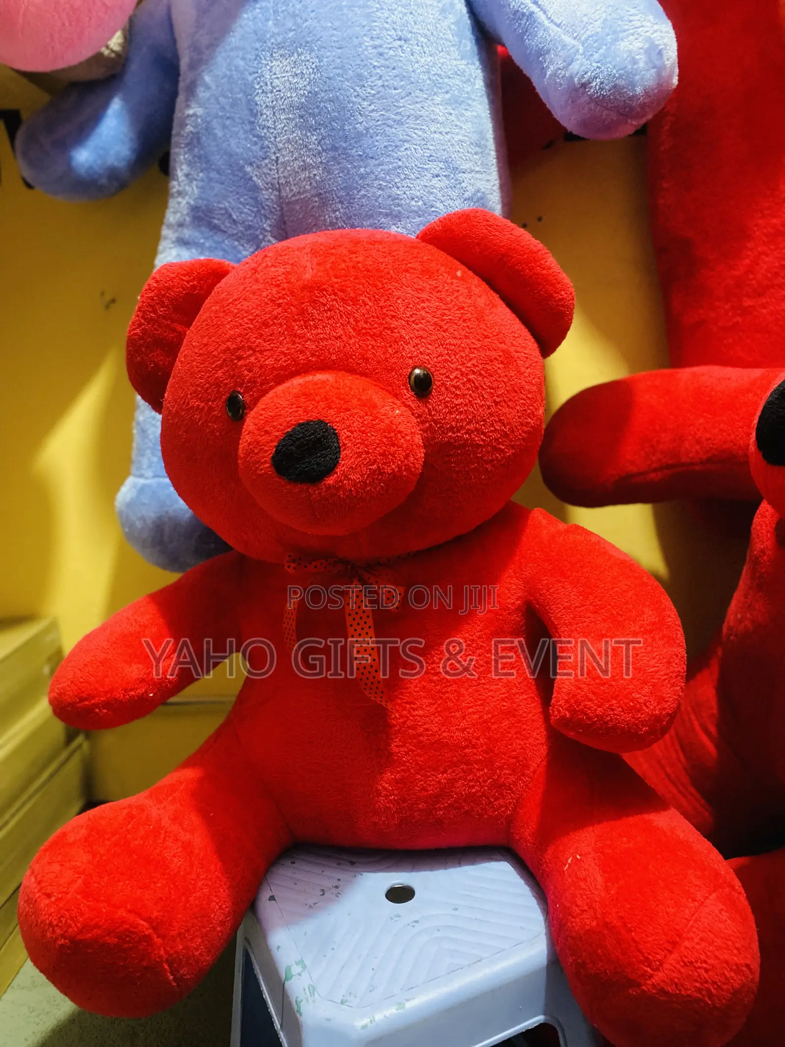 Medium Seat Red Teddy Bear