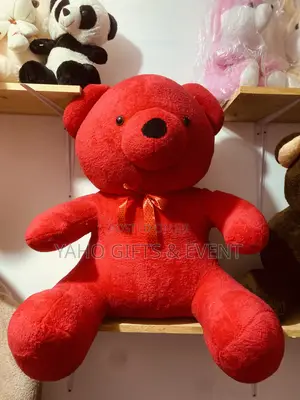 Medium Seat Red Teddy Bear