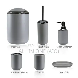 6 Pcs Bathroom Set.