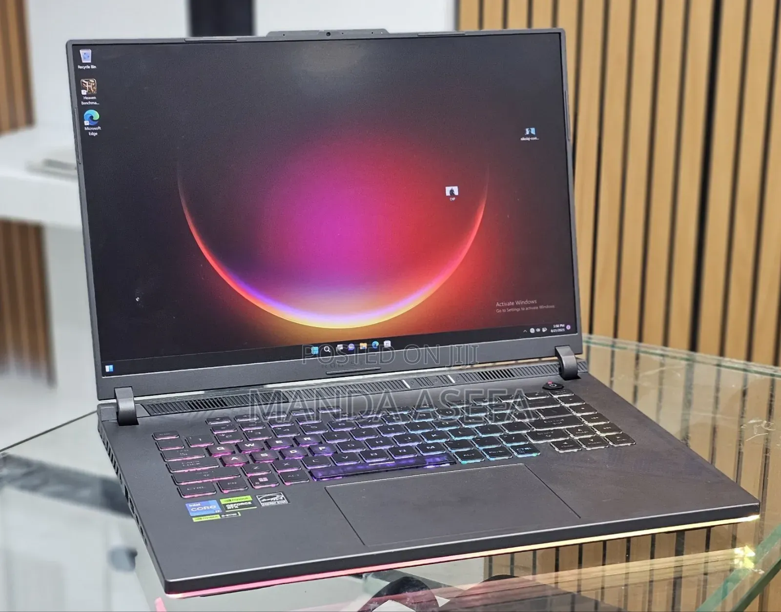 New Laptop Asus ROG Strix G16 G614 16GB Intel Core I7 SSD 1T