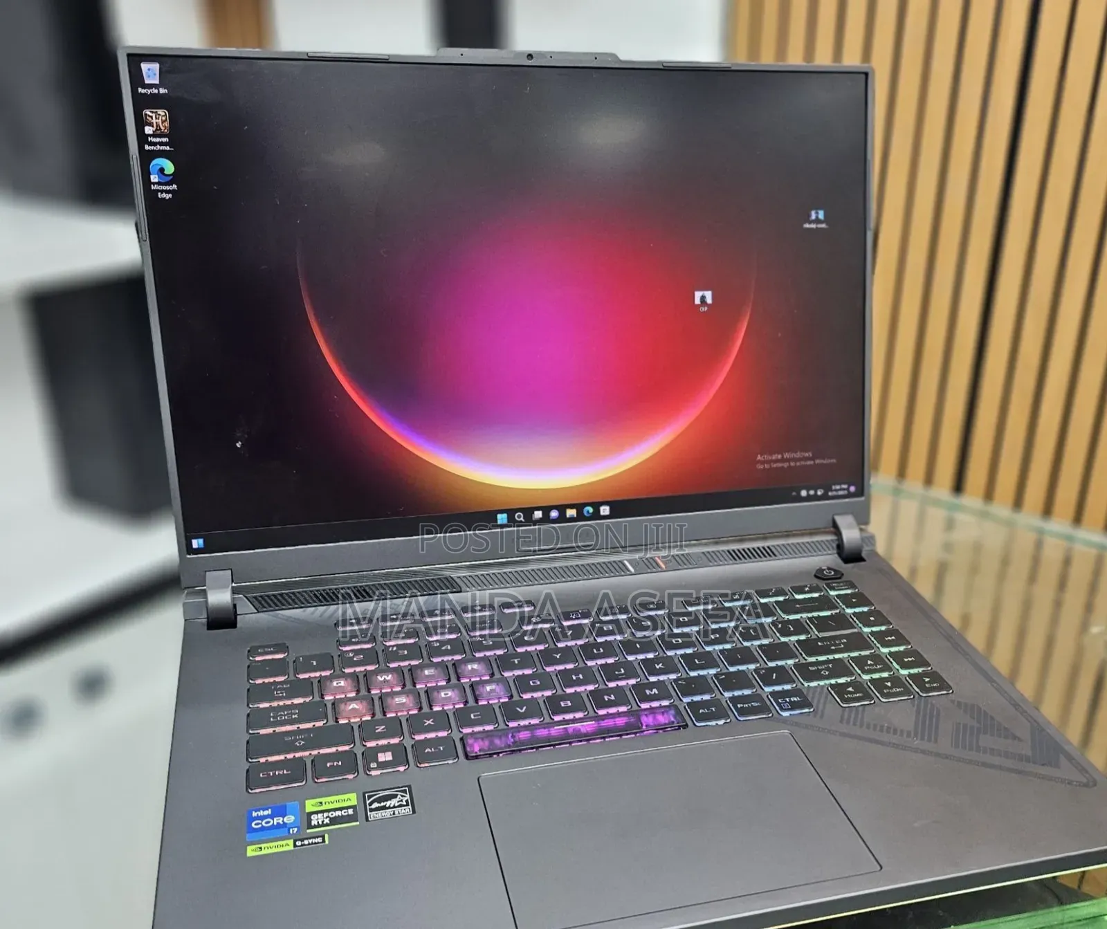 New Laptop Asus ROG Strix G16 G614 16GB Intel Core I7 SSD 1T