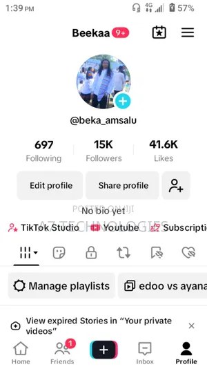 Photo - Tiktok Account Gifter Level 17 for Sale