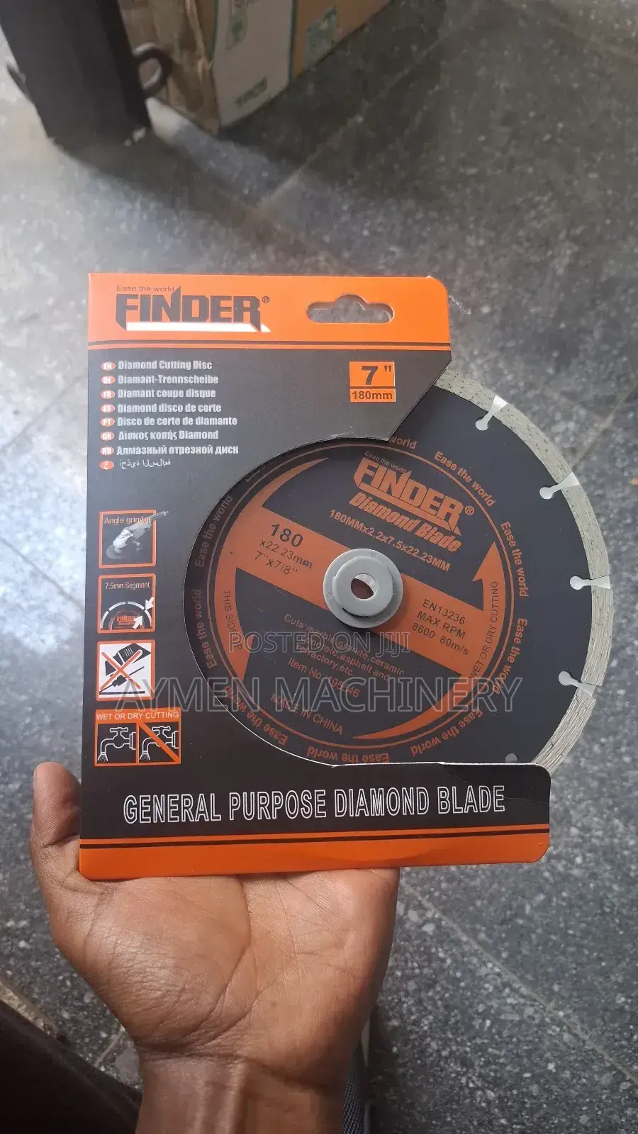 Finder Marble Disc 180mm ማርብል ዲስክ