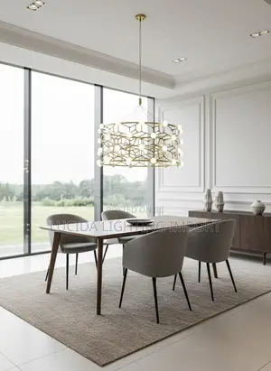 Geometric Basket Chandelier Ceiling Light