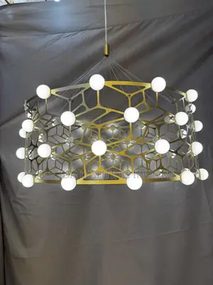 Geometric Basket Chandelier Ceiling Light