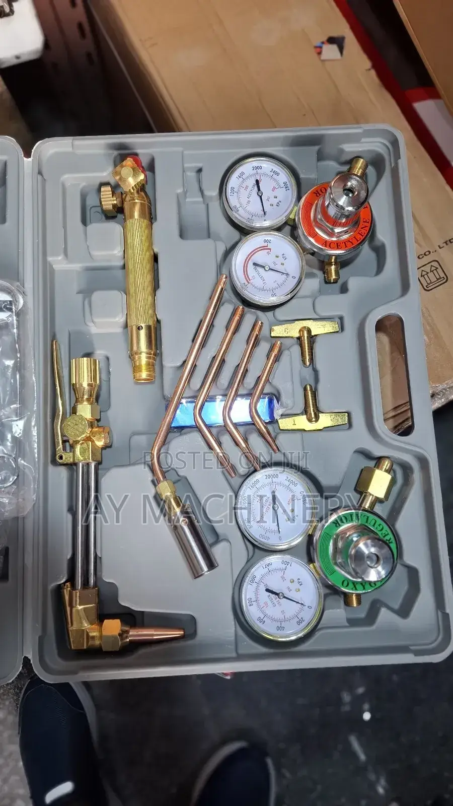 Gas Cutting, Welding Heating Set Torch Kit With Regulator Accessorie