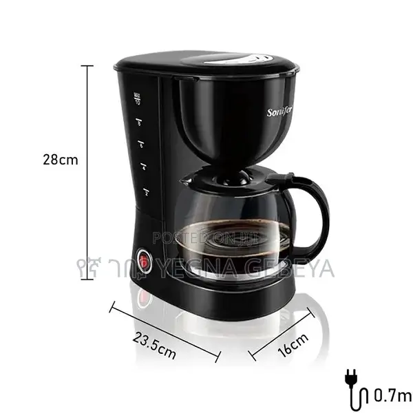 Sonifer Coffee Maker Sf-3531 – New Generation of Appliances