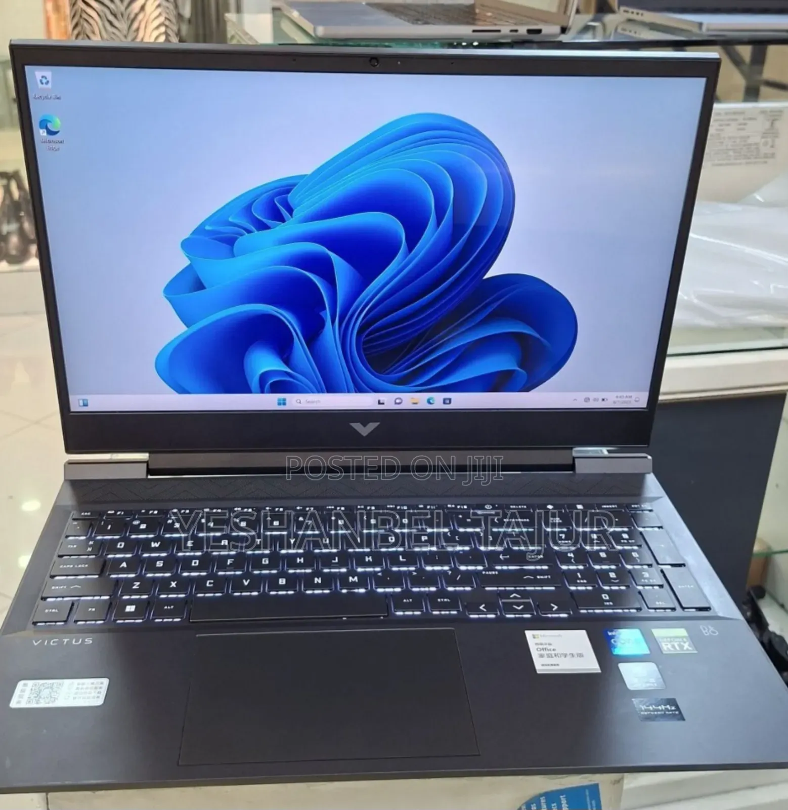 New Laptop HP Victus 16 16GB Intel Core I7 SSD 512GB