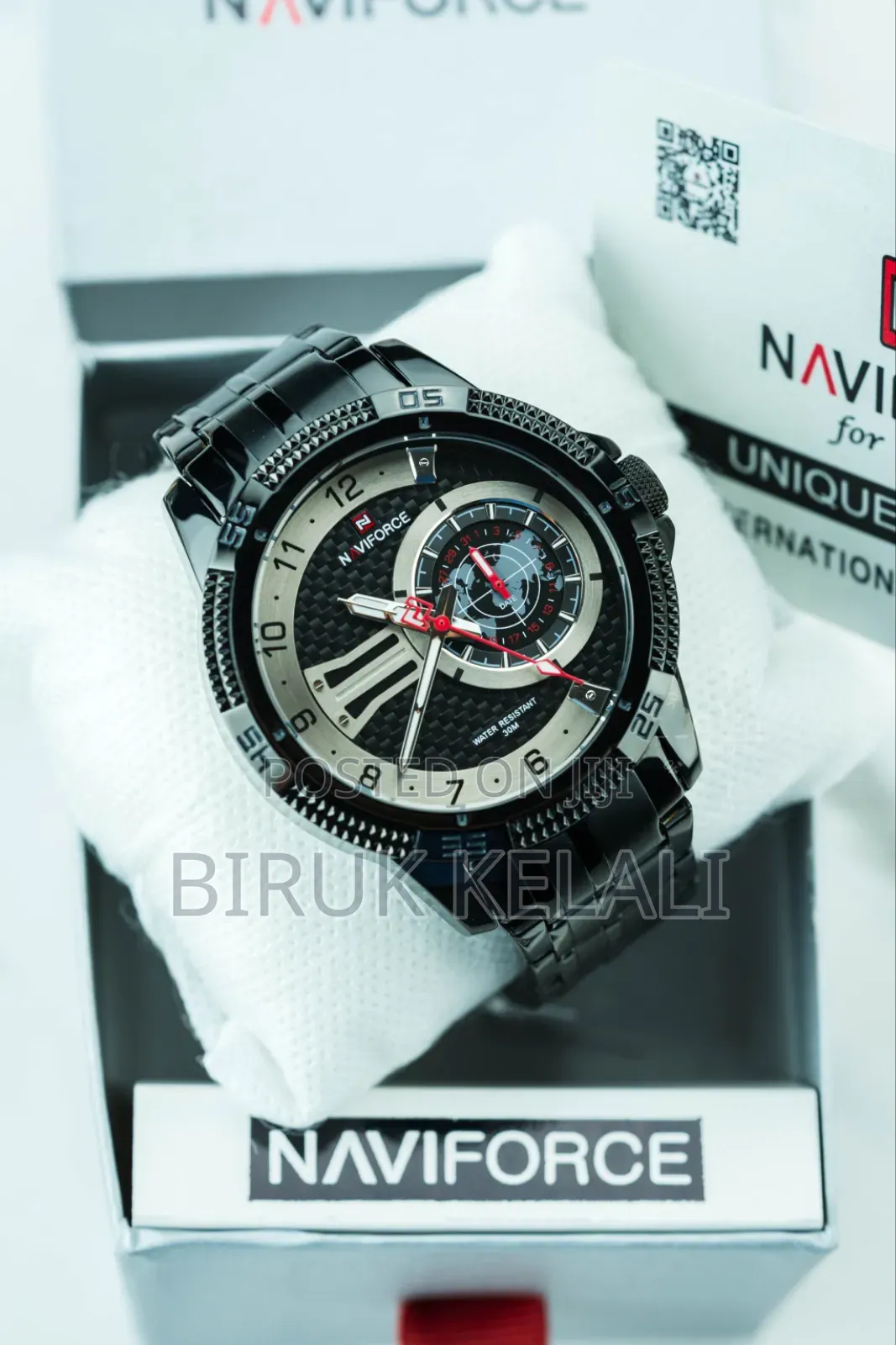 Navi Force Full Black Men's Watch