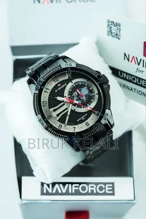 Navi Force Full Black Men's Watch