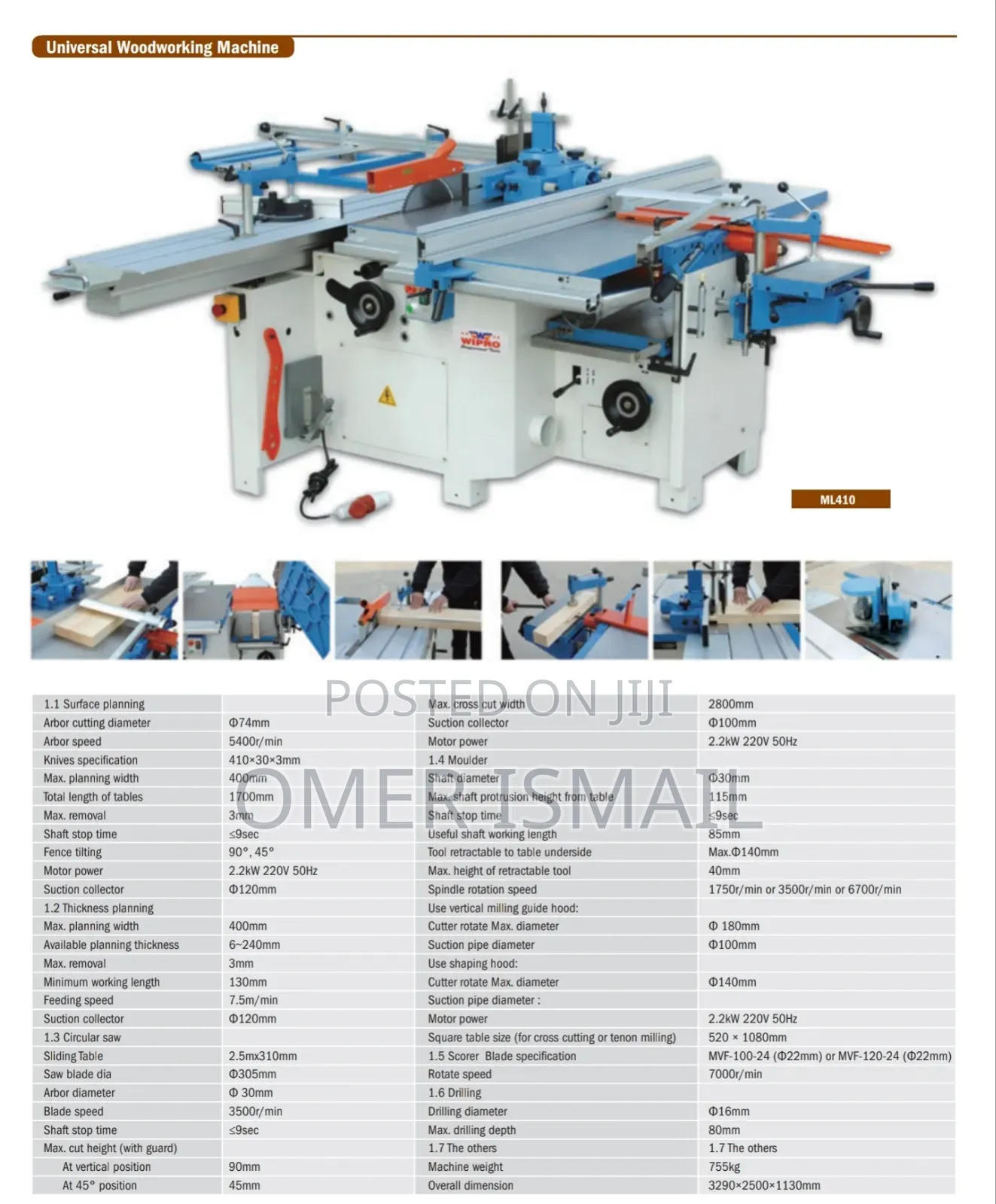 Wood Working Machine