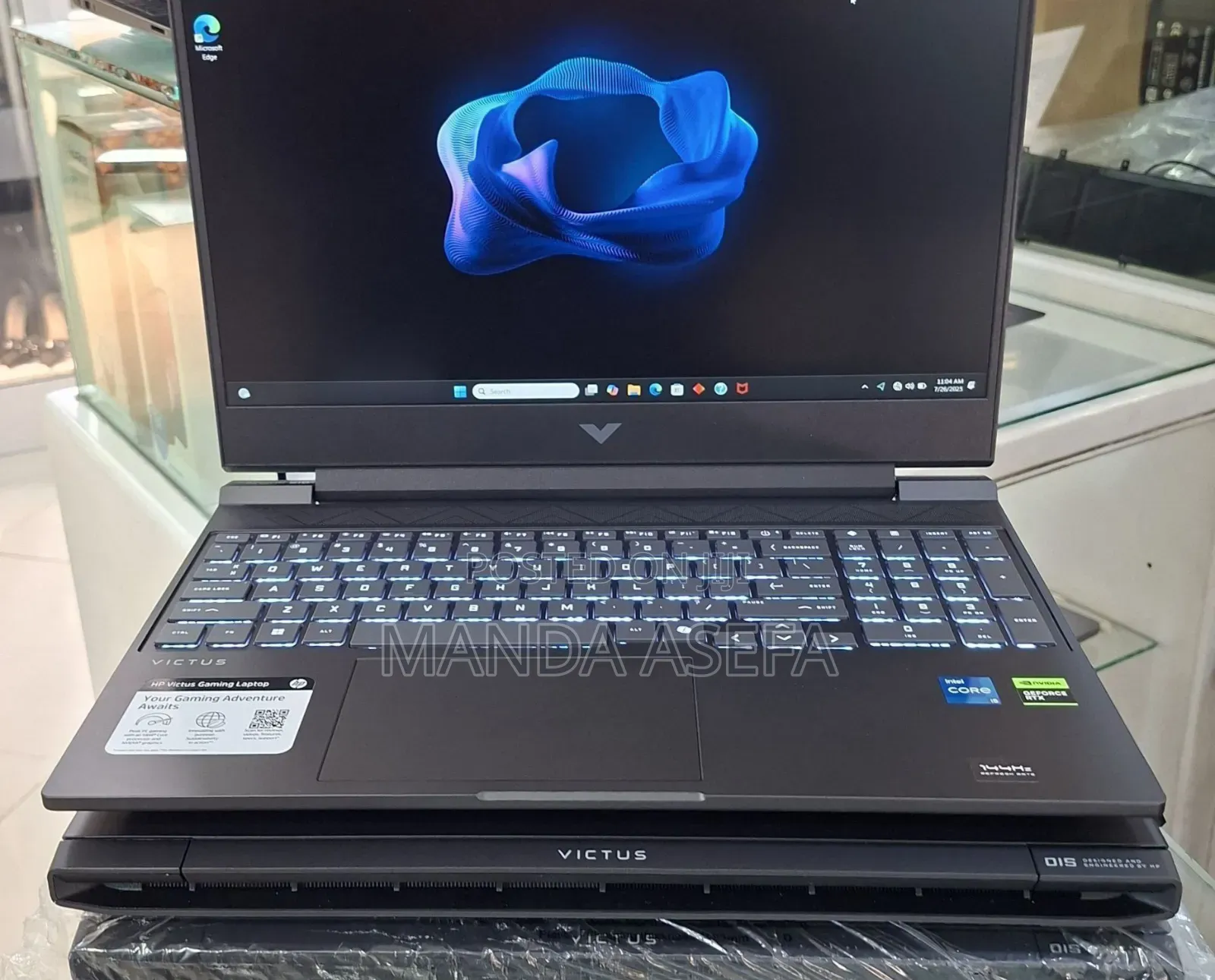 New Laptop HP Victus 15 8GB Intel Core i5 SSD 512GB