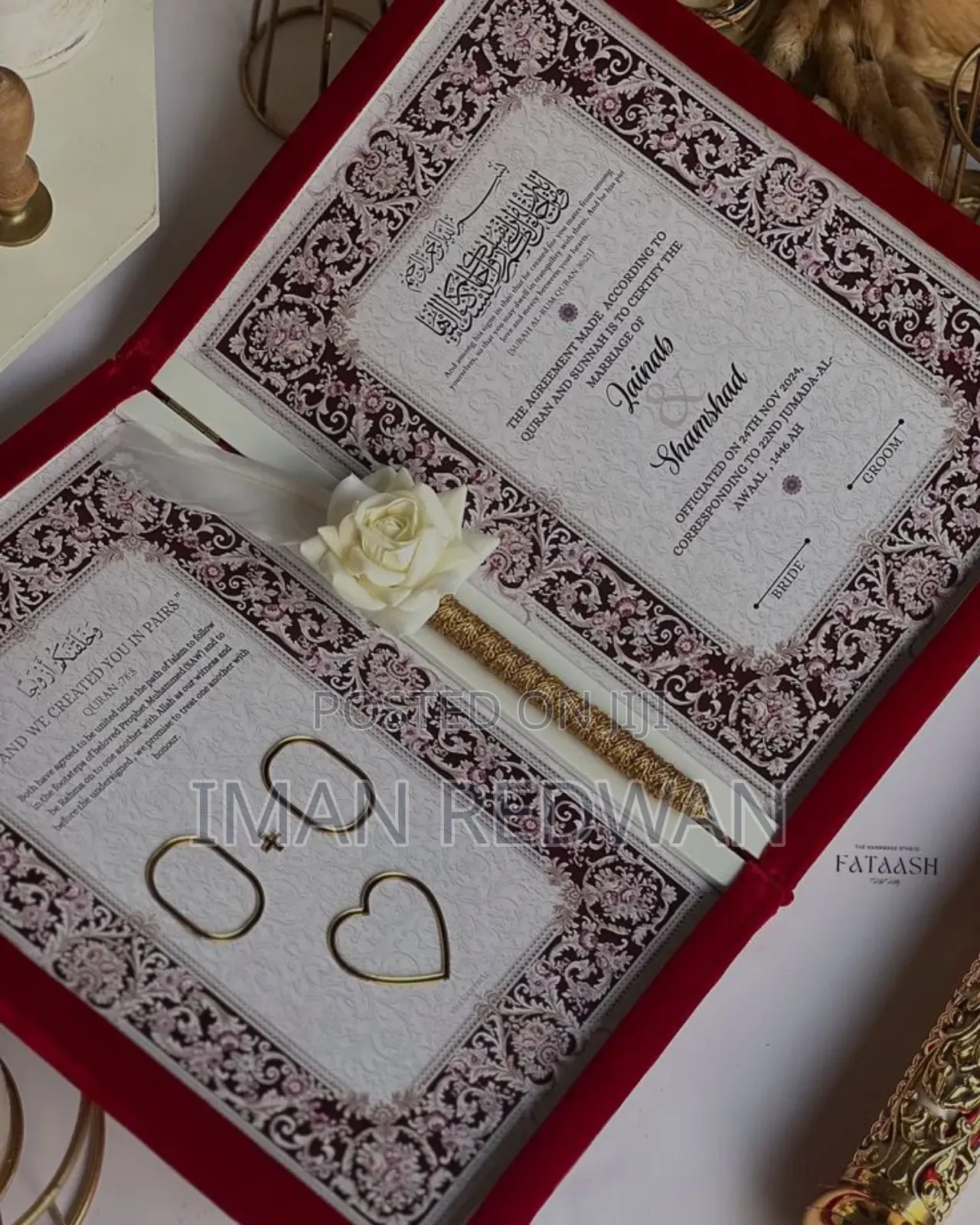Wedding Certificate