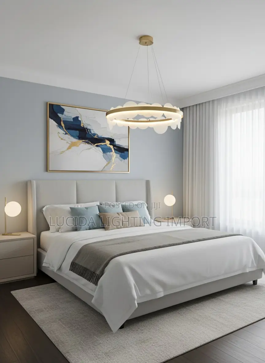 Light Gold Chandelier Led