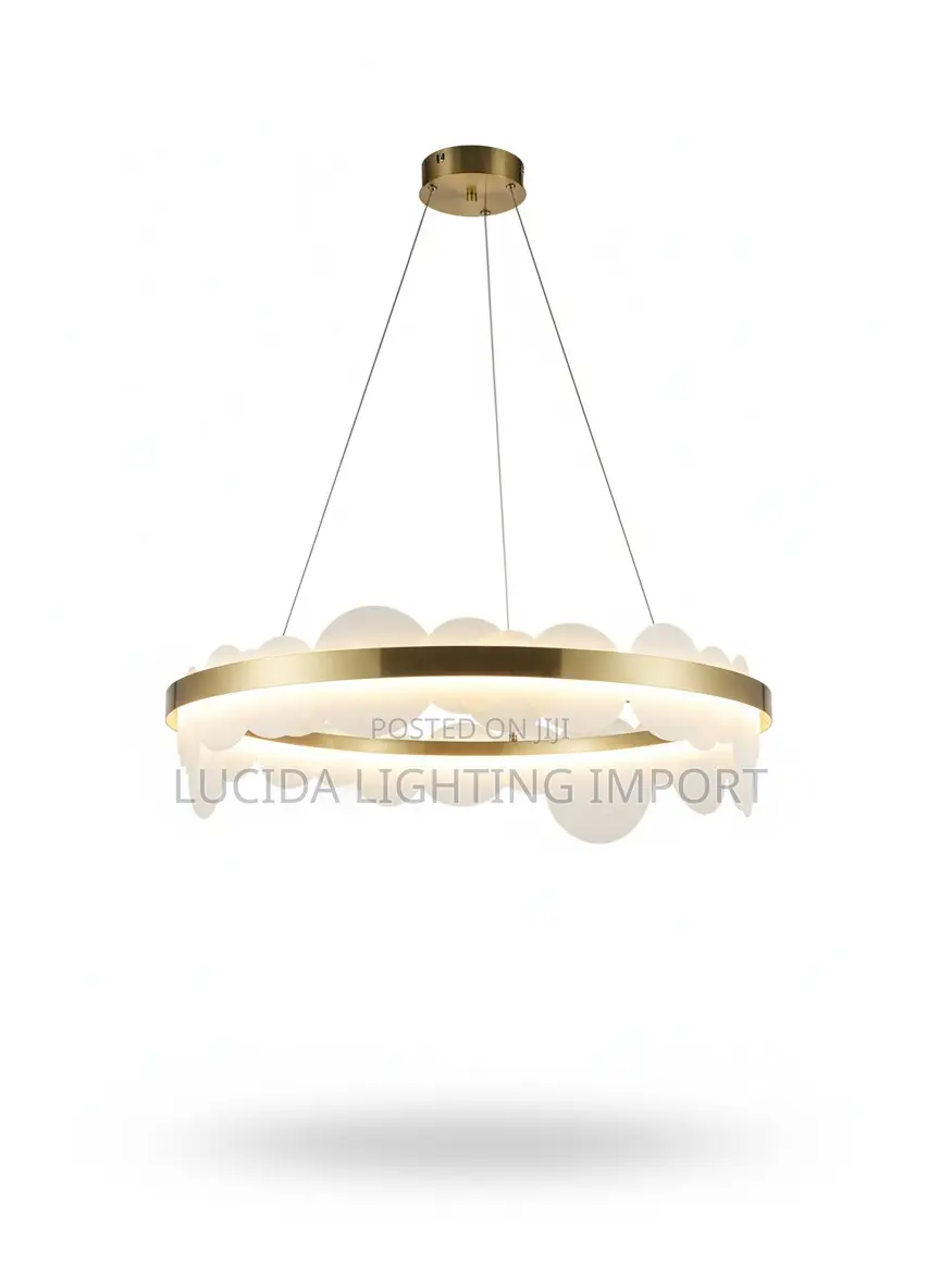 Light Gold Chandelier Led
