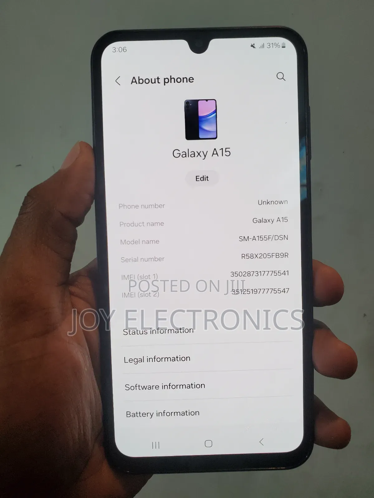 Samsung Galaxy A15 128 GB Silver