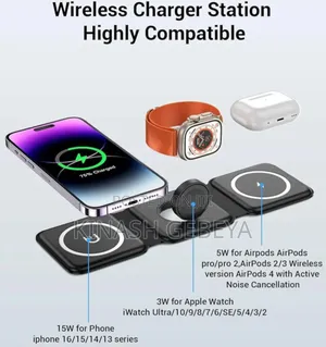 3in1 Magnetic Wireless Charger