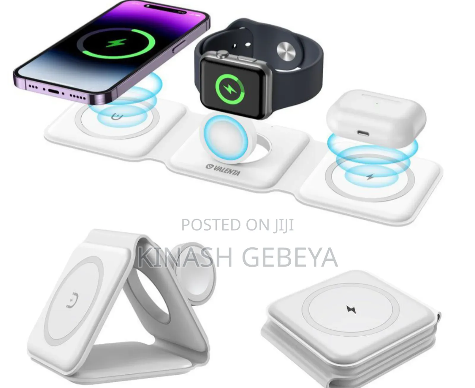 3in1 Magnetic Wireless Charger