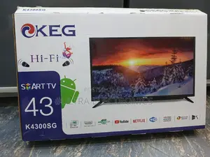 Keg 43 Smart Android Tv Double Glass