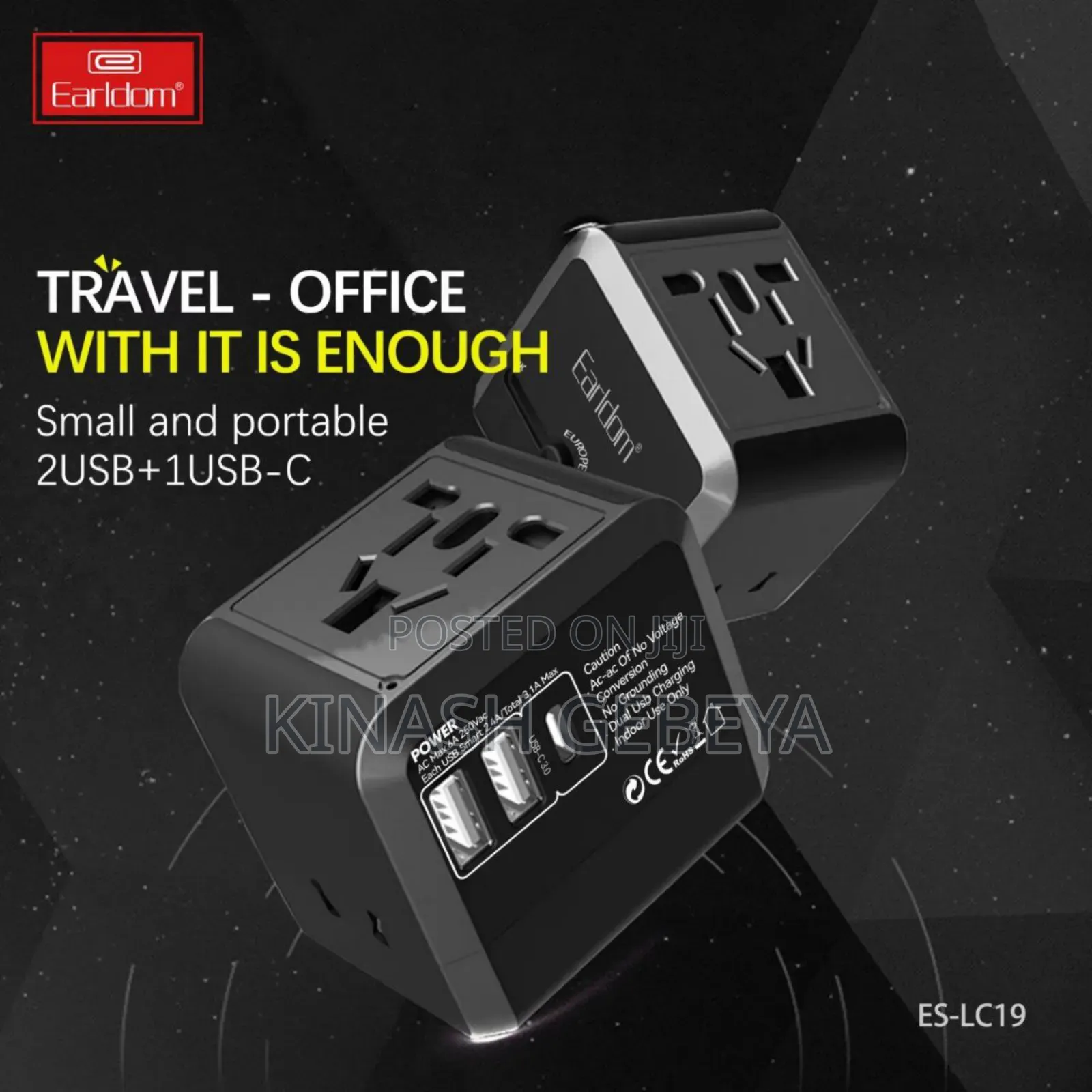 Universal Portable Travel Adapter(Multiple Ports)