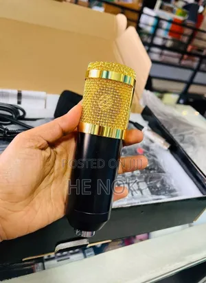 Professional Condenser Microphone With Sound Card