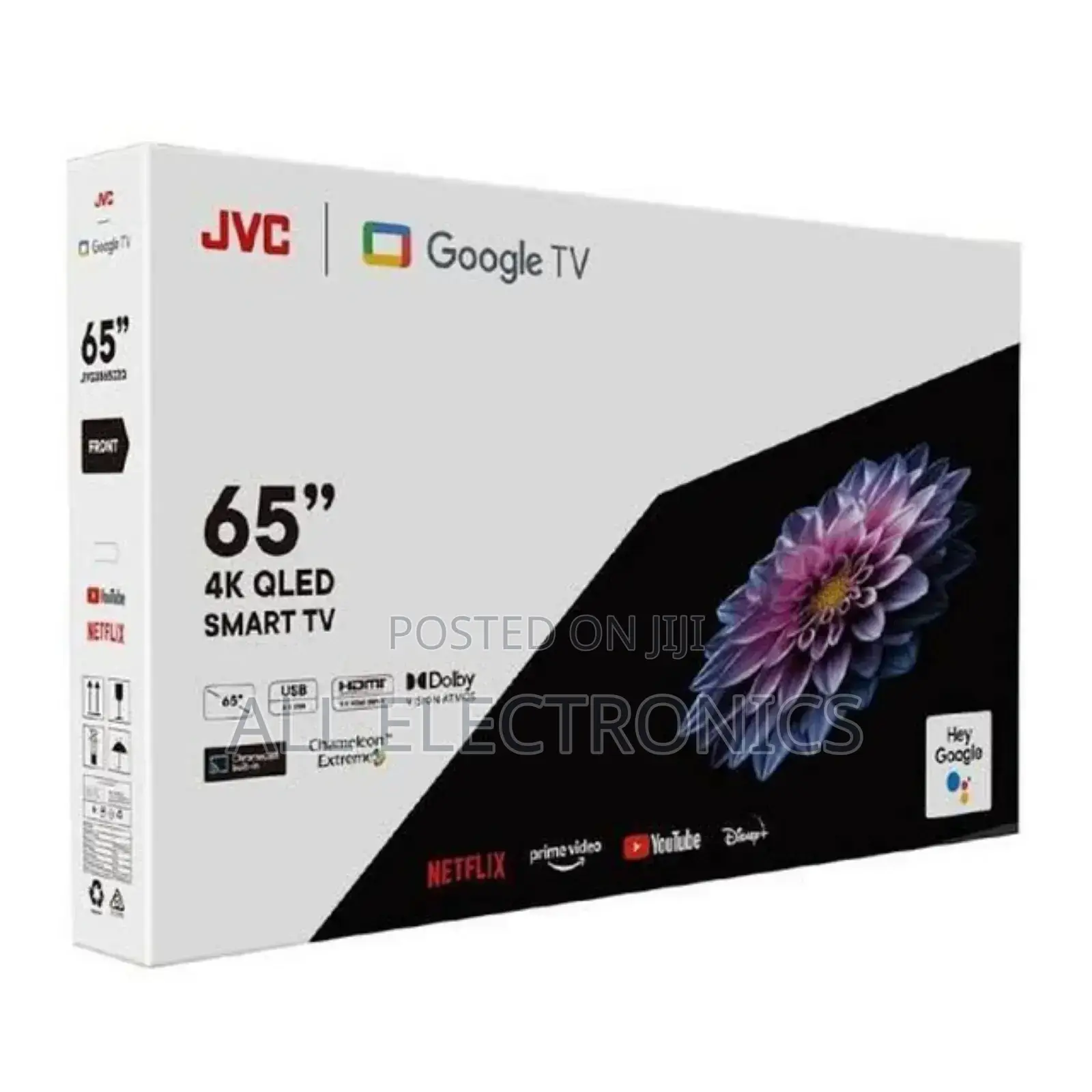 JVC "65"Google Tv Qled
