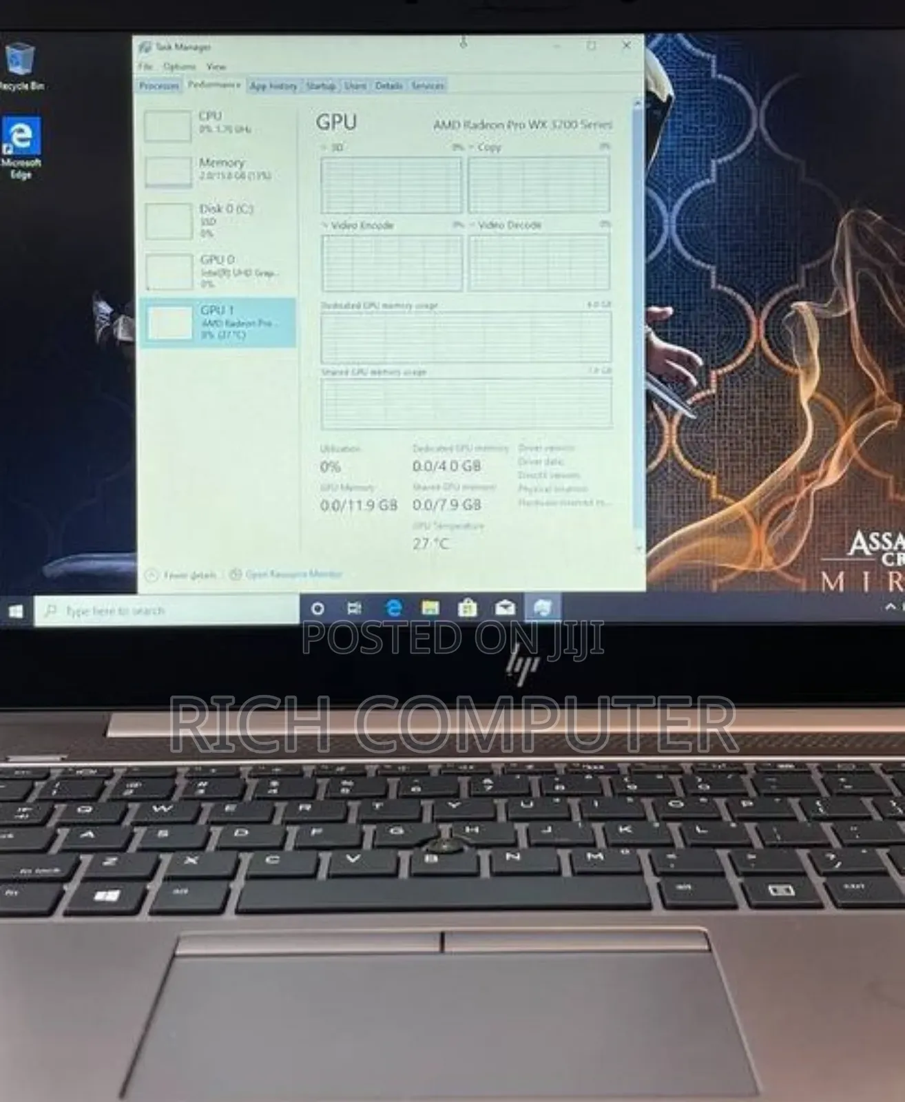 New Laptop HP ZBook 14 16GB Intel Core I7 SSD 512GB