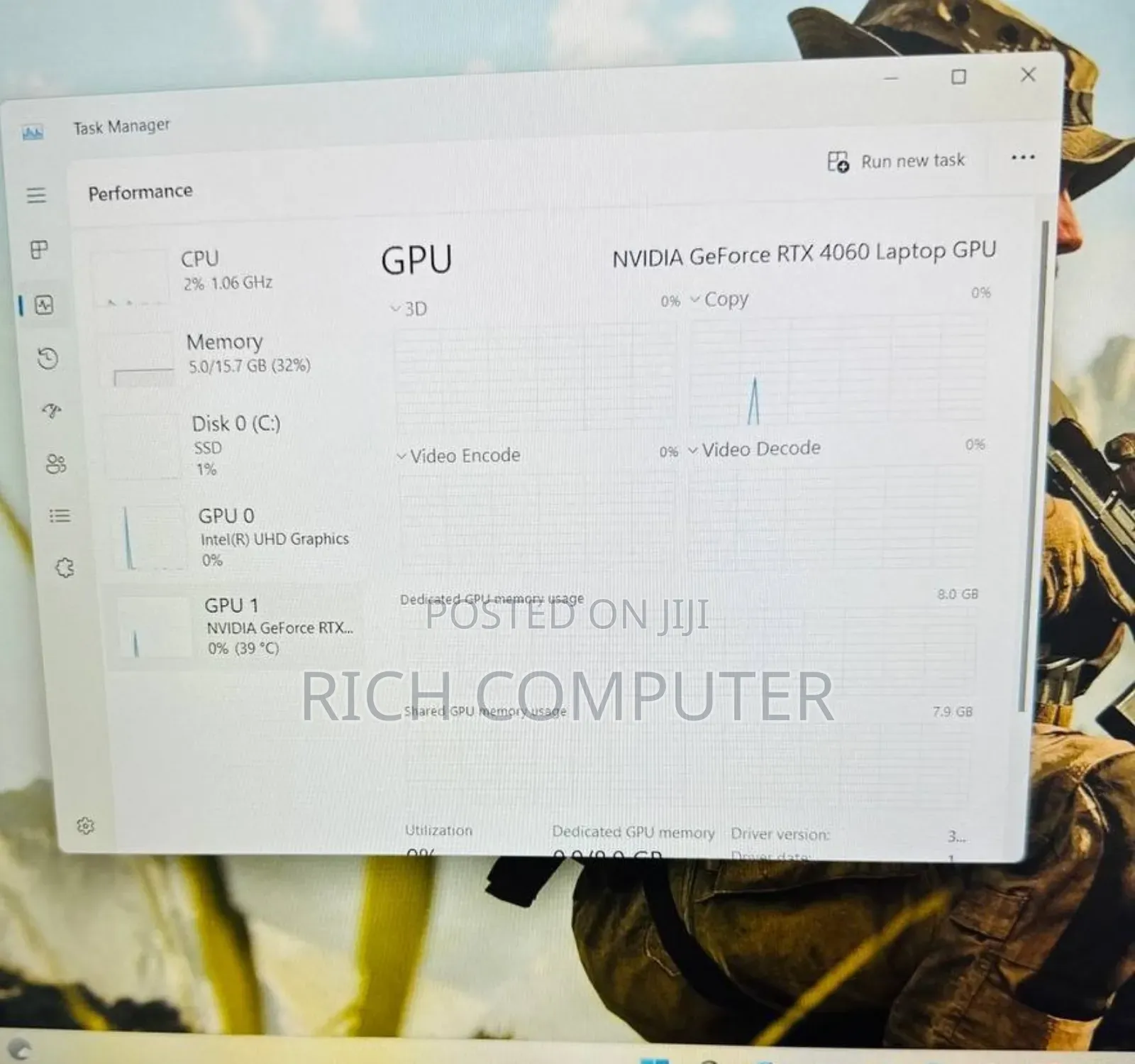 New Laptop MSI Katana 15 16GB Intel Core I7 SSD 512GB