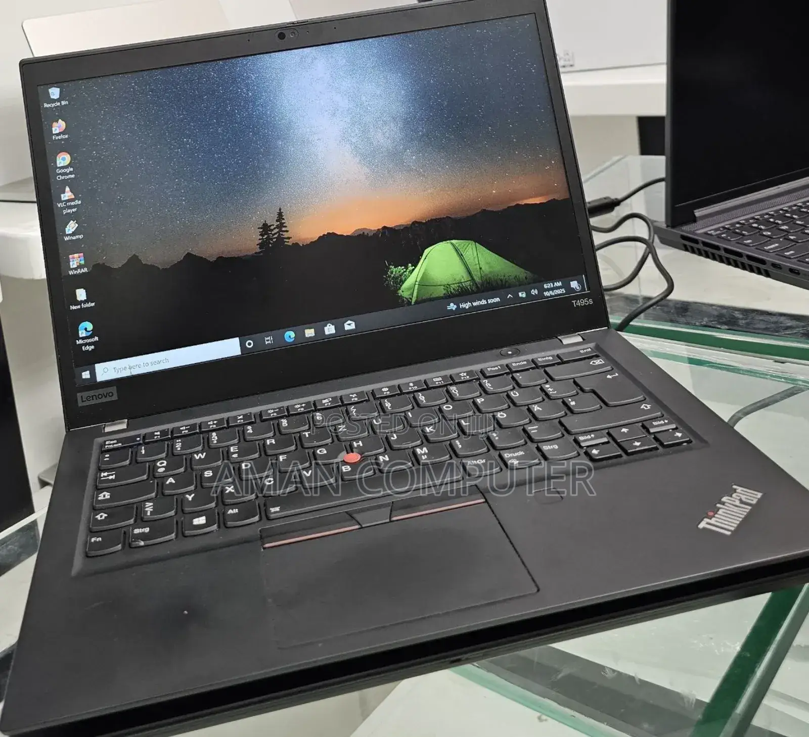 New Laptop Lenovo ThinkPad T495s 16GB AMD Ryzen 7 SSD 512GB