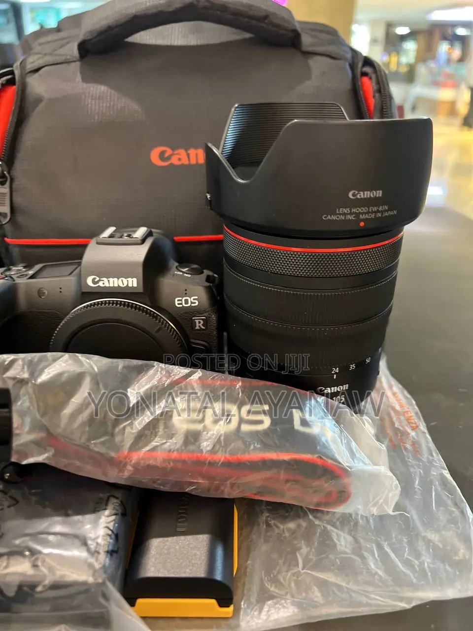 Canon R With Red 24-105mm