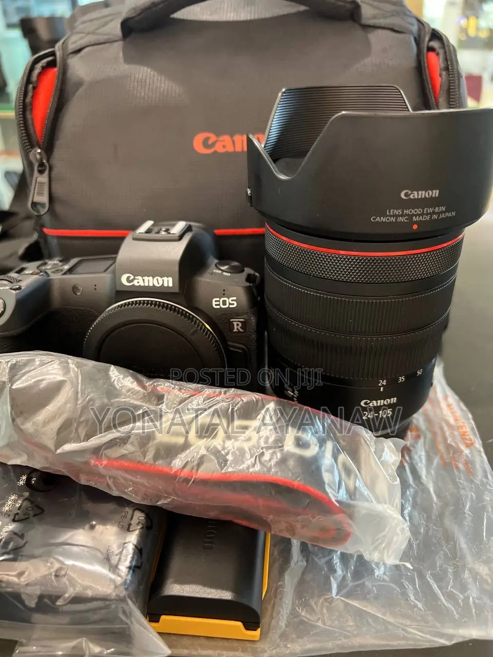 Canon R With Red 24-105mm