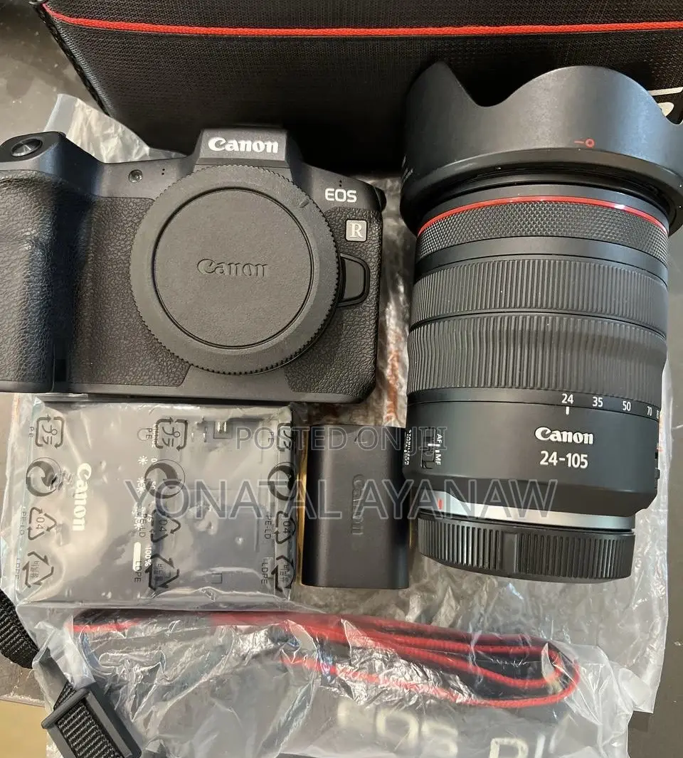 Canon R With Red 24-105mm