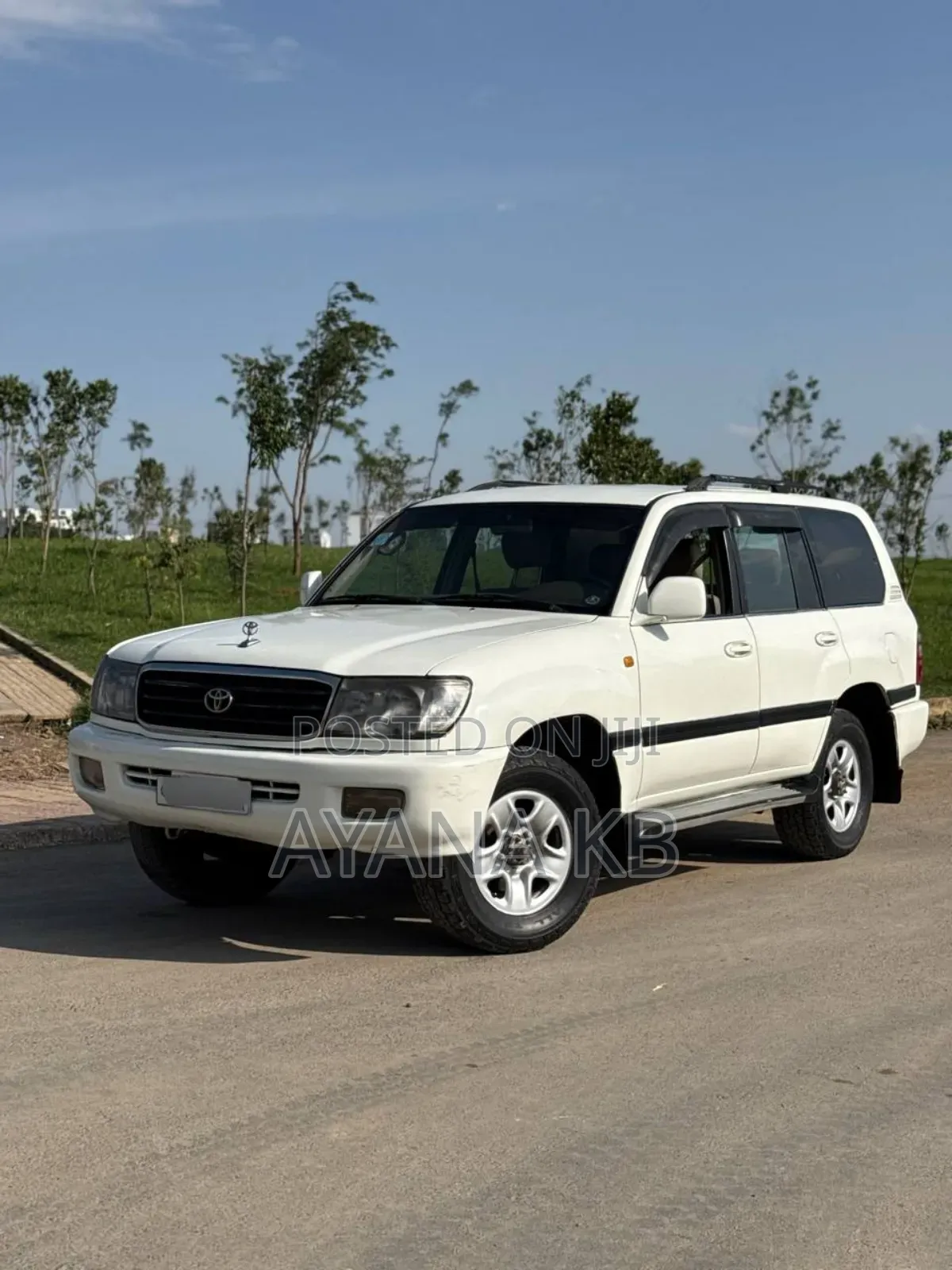 Toyota Land Cruiser 2001 White