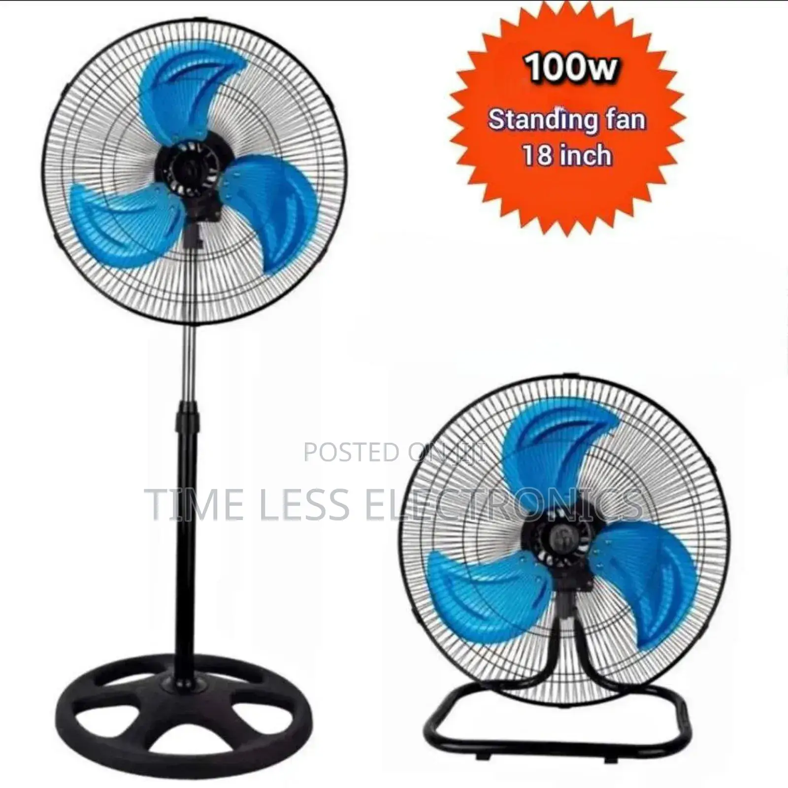 Crown 3-in-1 Standing Fan – 100w Powerful Cooling!