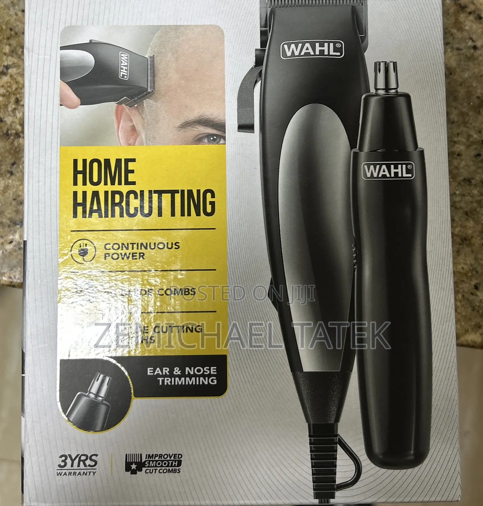 Wahl Hair Clipper With Nose Trimmer, Travel Case, Straight From London