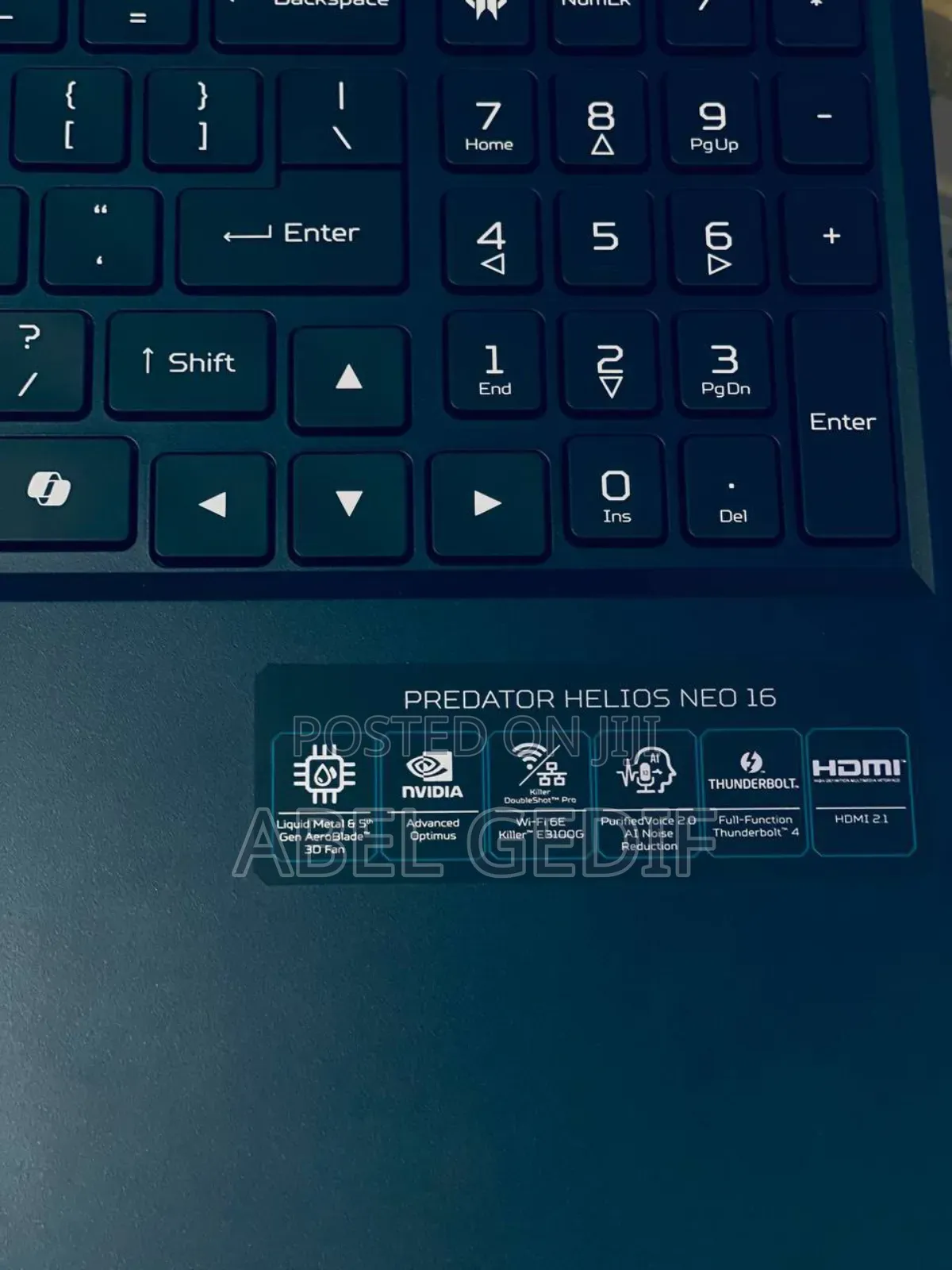 New Laptop Acer Predator Helios Neo 16 16GB Intel Core I9 SSD 1T