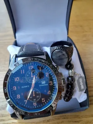 Quartz Leather Men's Watch