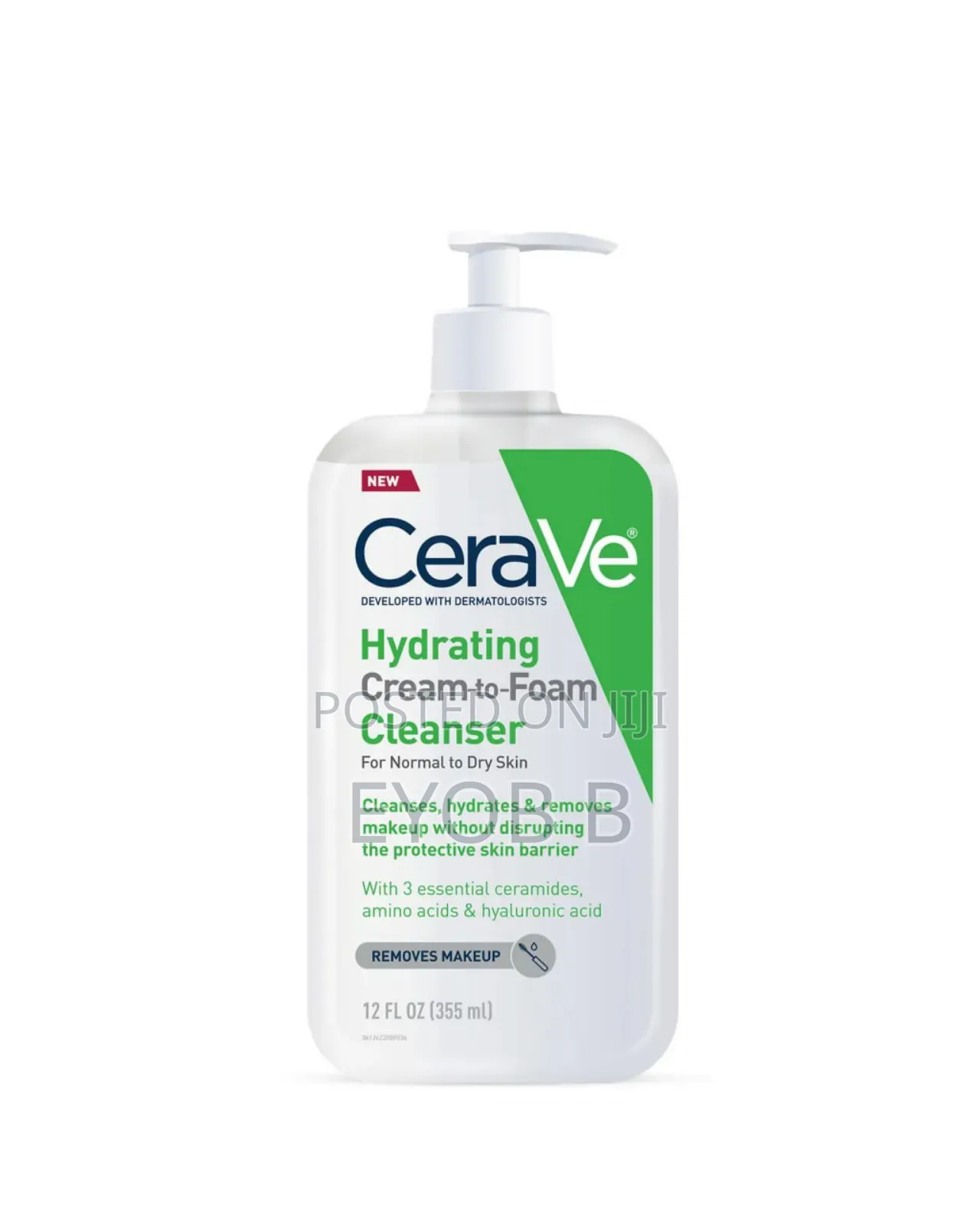 Cerave Hydrating Cream-to-Foam Cleanser 473ml