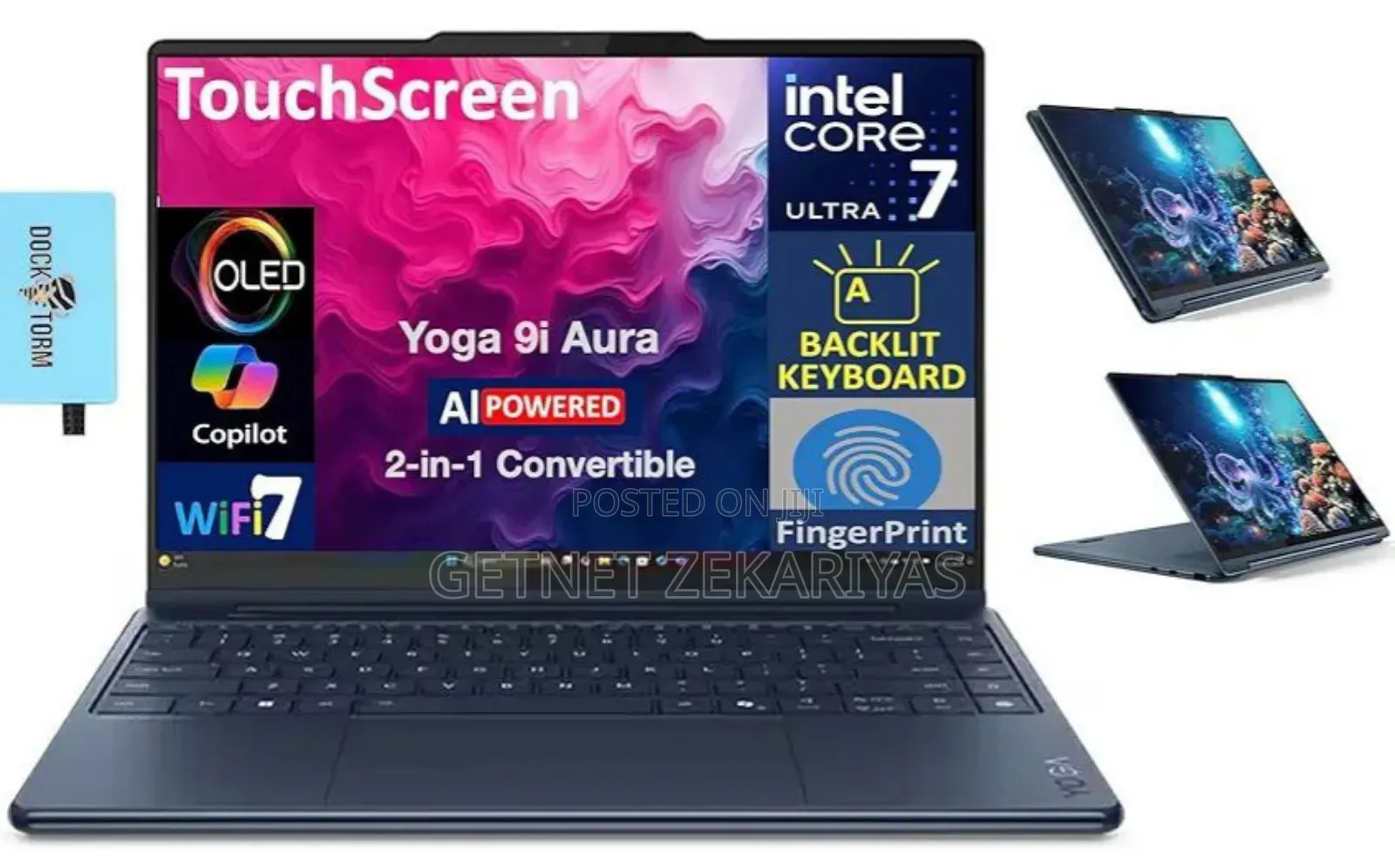 New Laptop Lenovo Yoga 9i 32GB Intel Core Ultra 7 SSD 1T