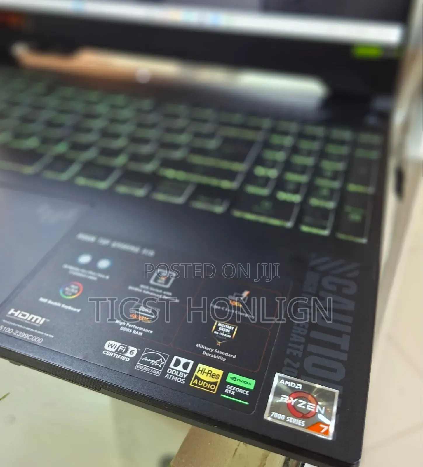 New Laptop Asus TUF Gaming A15 16GB AMD Ryzen 7 SSD 512GB