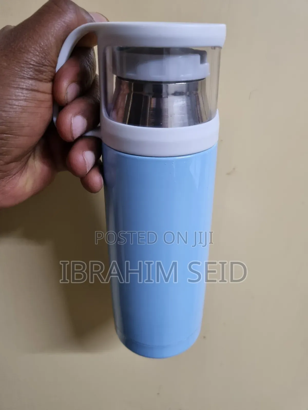 Vacuum Insulated Water Bottle Stainless Steel Cup With Lid 350 Ml